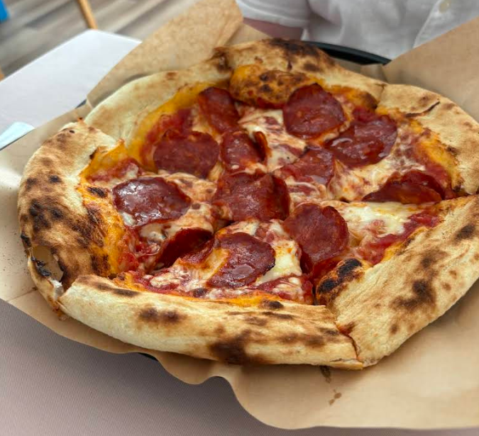 Featured pizza photo from Laura's Google review