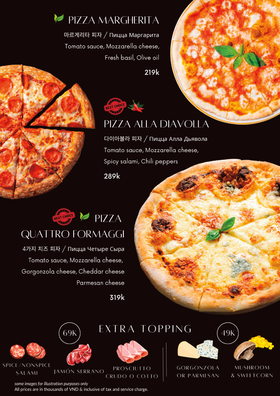 Italian menu page 6
