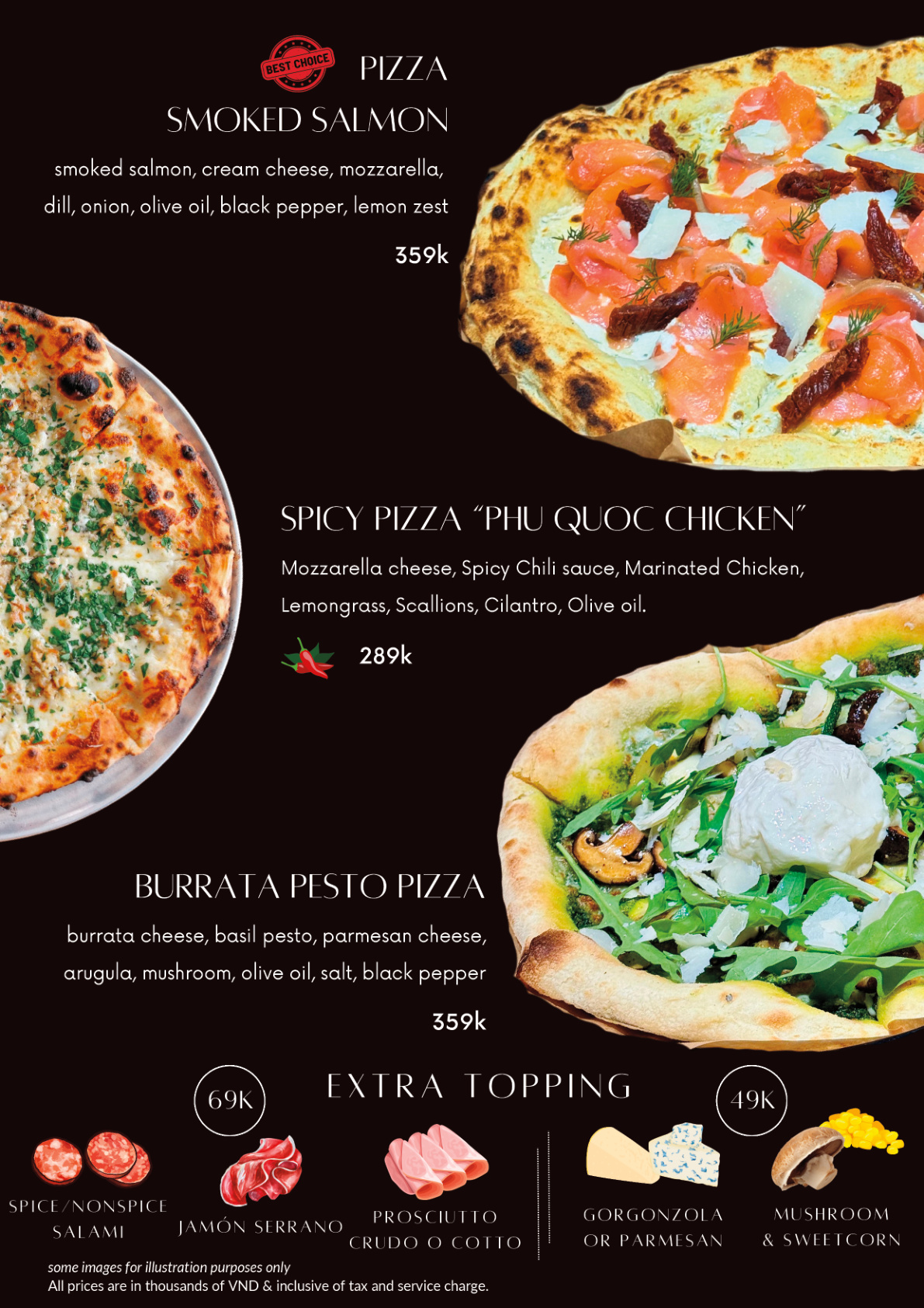 Italian menu page 8