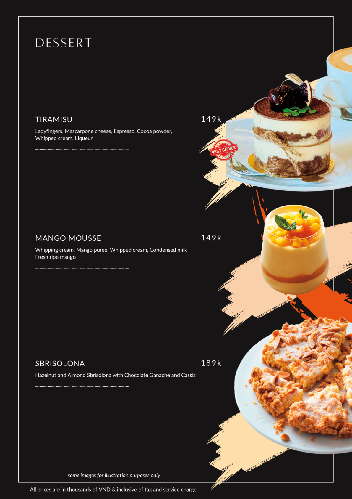 Italian menu page 13